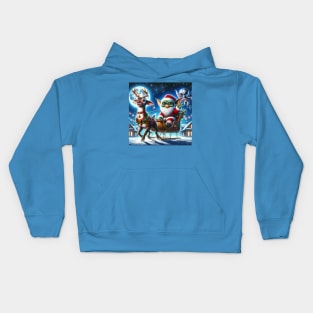 Christmas Gremlin and Alien Kids Hoodie